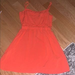 coral dress